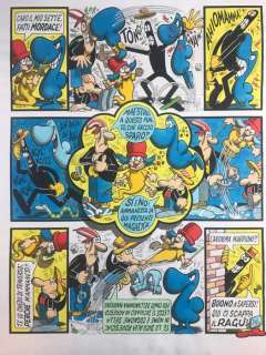 Jacovitti, Benito - 1 Original colour drawing - Cip Zagmapu - 1977 | Catawiki