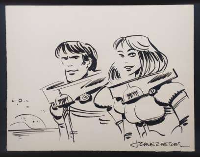Mézières, Jean-Claude - 1 Original drawing - Valerian et Laureline | Catawiki