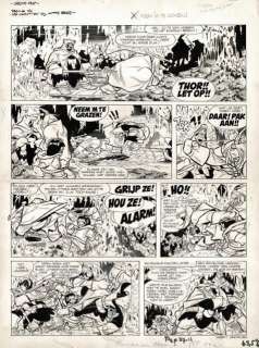 Matena, Dick - 1 Original page - Grote Pyr - De grotten van de Witte Beer - 1971