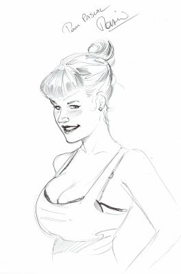 Romain Hugault - Lot 226 - Pin-Up Wings Tome 3 en édition originale agrémenté d’une dédicace. Proche de l’état neuf.