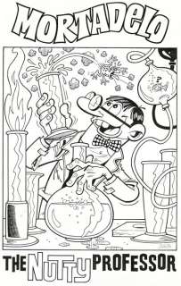 Redo, Jordi David - 1 Original drawing - Clever and Smart - The Nutty Professor | Catawiki