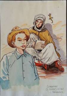 Ferrandez, Jacques | Original illustration  - Cover A suivre 161  - Carnet d’Orient | Catawiki