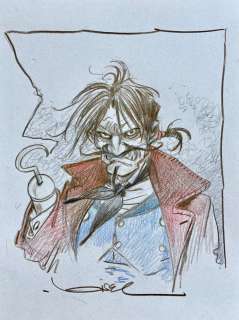 Loisel, Régis - 1 Original colour drawing - Peter Pan - Le Capitaine Crochet | Catawiki