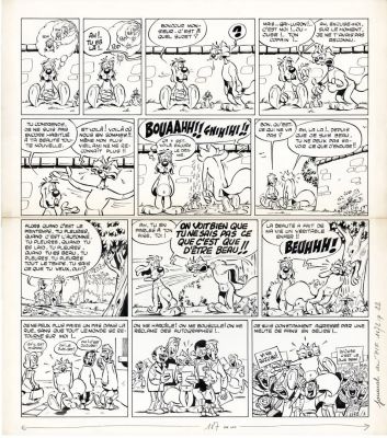 Lot 41 - GOTLIB (1934-2016) Planche originale publiée dans Gai-Luron tome 6,… | misc / divers