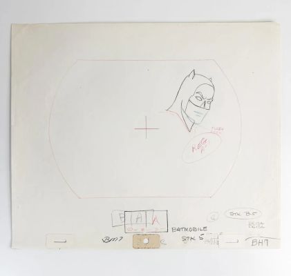 Lot 91 - DC Comics Batman Dessin à la mine de plomb et crayons de… | ArtFlow Enchères