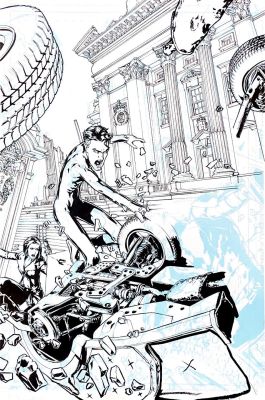 Gene Ha | Gene Ha -Flashpoint: Project Superman Issue #3 Cover | Panel Punk Comics Originals