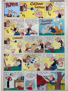 Mevin, Bill - 1 Original page - Popeye - Cuckoo! - 1977 | Catawiki
