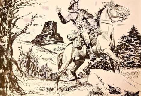 Muzzi, Virgilio - 1 Original drawing - Tex | Catawiki