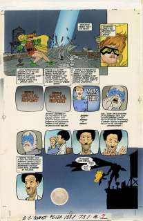 Lynn Varley - The Dark Knight Returns #3 Pg.9 Painted Art