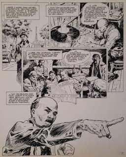 Parras, Antonio - 1 Original page - Les Grands capitaines T3 - Lenine en octobre - 1982 | Catawiki