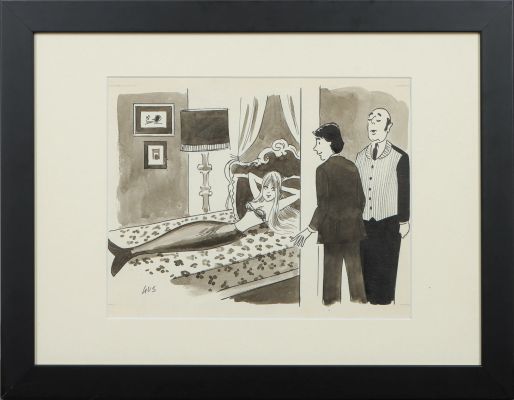 Lot 17 - GUS (Gustave ERLICH dit) (1911-1997) Poisson d’avril Monsieur Feutre… | misc / divers