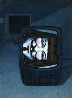 Garry Leach - Garry Leach - V For Vendetta Tome 3 Cover - Zenda Editions Published 1989