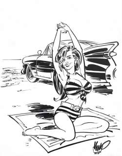 VanO - 1 Original drawing - Rhonda - 2016 | Catawiki