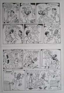 Bosschaert, Jan - 1 Original page - De Geverniste vernepelingskes - Nathalie Meskens / Duts - Plaat 2 | Catawiki