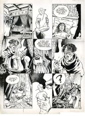 Lot 2 - Jean Marc STALNER Planche originale N et B La Esmeralda 2000 Glénat et… | misc / divers