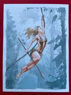 Alain Barat - 1 Original drawing - Sheena - Königin des Dschungels | Catawiki