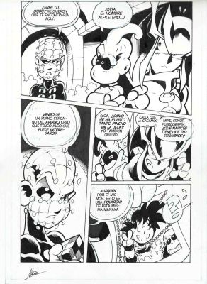 Nacho Fernández | Original page: Dragon Fall / Hellraiser + cómic Dragon Fall Returns – Nacho | Origin Of Comics