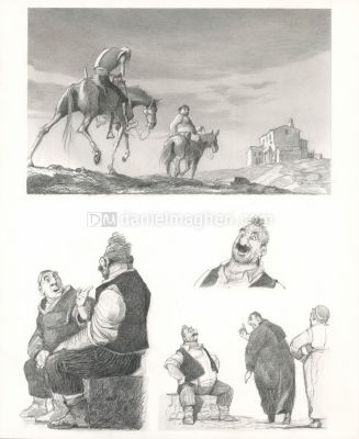 Paul & Gaëtan Brizzi | Don Quichotte de la Manche, Planche o | Daniel Maghen