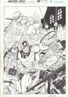 Chris Batista, Rich Perrotta - Booster Gold #38 P.5 - General Glory Action Splash - 2011 Signed