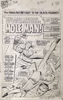 Jack Kirby - Fantastic Four 31 Splash