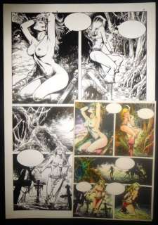 Romero, Enrique Badia | Original page (p.2) + colouring  - Axa  - Realidad o Fantasia  - [ca. 1988] | Catawiki