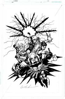 Doug Mahnke - Justice League #6 Cover (Batman, the Ray, Black Canary, Killer Frost, Vixen Ready For Battle!) 2017