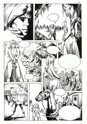 Enric Badia Romero | Romero – Original page Axa: Freak Show | Origin Of Comics