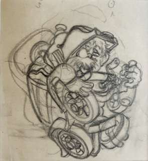 Calvo, Edmond-François - 1 Original preliminary drawing - Les Aventures de Rosalie - 1946 | Catawiki