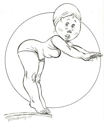 Hausman | Lot 397 - Dessin original à l’encre de chine réalisé pour une publicité. On joint la publication. | Septimus