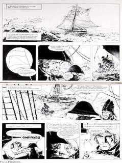 Vance | Bruce J. Hawker, planche n°16 Ã  l’encre de Chine… | Banque Dessinée