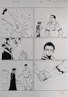 Khoi Pham (Blue Lines) + Vicente Cifuentes (Inker) - 1 Original page - Teen Titans - Teen Titans #14 Page 18 | Catawiki