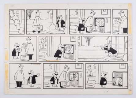 Hanan, Harry - 1 Original page - Louie - Art Gallery - 1960 | Catawiki