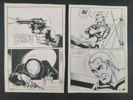 Magnus - 2 Original page - Kriminal - n. 300 - "Le Bare di Ghiaccio" - 1971 | Catawiki