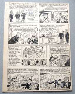 Pellos, René - 1 Original page - Les Pieds Nickelés - Parfum sans nom - 1954 | Catawiki