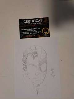 John Romita Jr - 1 Original drawing - Spider-Man - Spidey/Parker head - 2024 | Catawiki