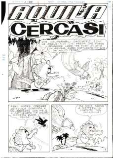 Del Principe, Nicola - 8 Original page - Cucciolo #21 - "Aquila cercasi" - Complete Original Story - 1965 | Catawiki