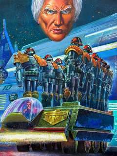 Benet, Manuel - 1 Original colour page - Judge Dredd - The only way to catch Mechanismo! | Catawiki