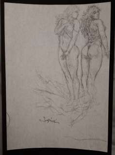 Serpieri, Paolo Eleutieri - 1 Original preliminary drawing - Druuna | Catawiki