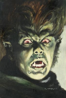 Rafael Cortiella | Original cover – Horror #1 – Cortiella | Origin Of Comics