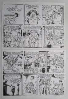 Bosschaert, Jan - 1 Original page - De Geverniste vernepelingskes - Discriminatie - Plaat 2 | Catawiki