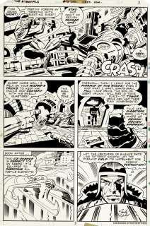 Jack Kirby Mike Royer - Eternals #19 P 3 (Eternals: Sigmar & Loki -Looking Druig Battling! Very Last Kirby Eternals Issue!) 1977