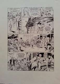 Bonnet, Franck | Original plate (p.16)  - Les Pirates de Barataris volume 4 | Catawiki