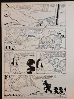 Giulio Chierchini, Massimo Marconi - 1 Original page - Zio Paperone e la contesa sci...operata | Catawiki