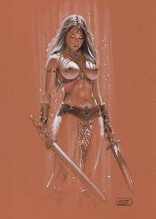 De Luca, Giuseppe - 1 Original colour drawing - Fantasy | Catawiki