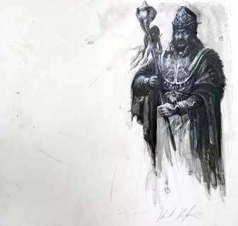 Kopinski, Karl - 1 Original drawing - Light Wizard - 2017 | Catawiki