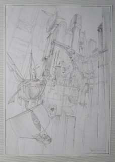 De Vos, Jorg - 1 Pencil drawing - Storm - 2008 | Catawiki