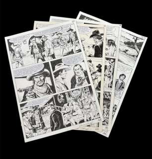 Danubio, Giacomo - 4 Tableau d’origine - Tex - n. 661 "Ricercato vivo o morto!" | Catawiki