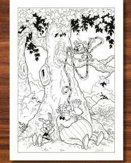 Jordi David Redo - 1 Dessin à l’encre - Asterix, Obelix & Marsupilami - Hand Signed | Catawiki