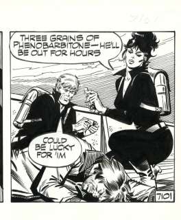 Romero, Enric Badia - 1 Original page - Modesty Blaise - strip #7101 - 1992 | Catawiki