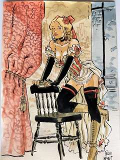 Meynet, Félix - 1 Original preliminary drawing - Sauvage - Projet de couverture | Catawiki